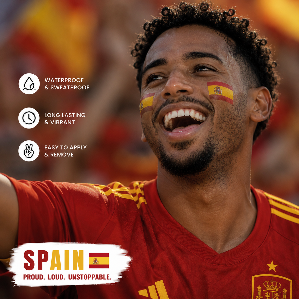 SPAIN MATCH DAY TATTOO KIT