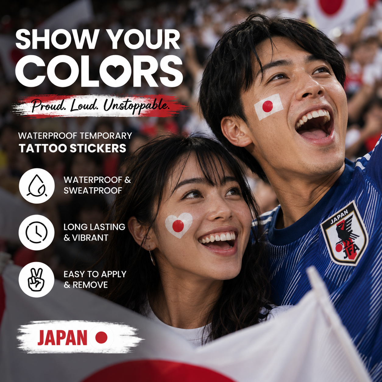 JAPAN MATCH DAY TATTOO KIT