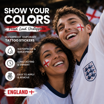 ENGLAND MATCH DAY TATTOO KIT