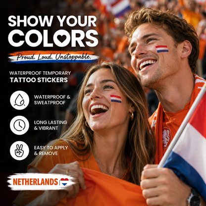 NETHERLANDS MATCH DAY TATTOO KIT
