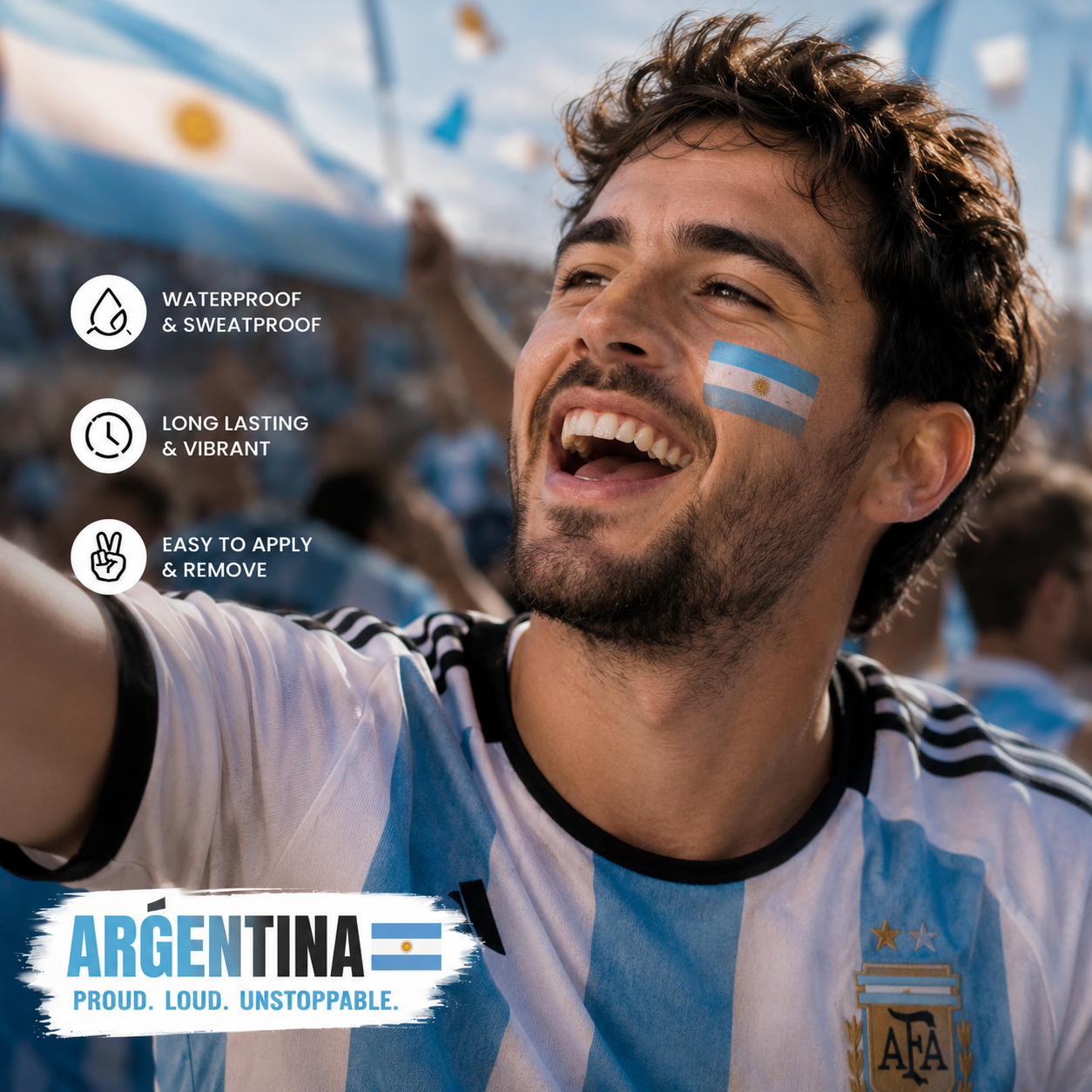 ARGENTINA MATCH DAY TATTOO KIT